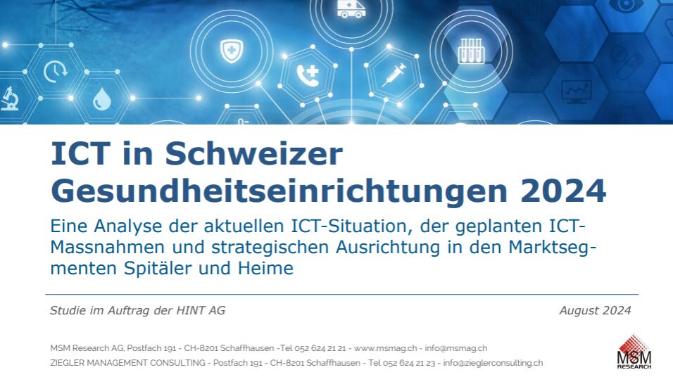 ICT in Schweizer Gesundheitseinrichtungen